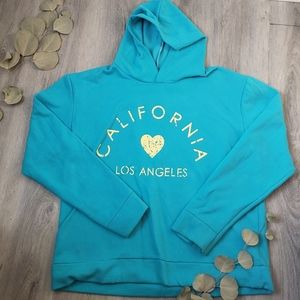 CALIFORNIA 🖤 Los Angeles Blue Hoodie